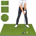 GoSports Elite Golf Hitting Mats for Indoor/Outdoor Practice  Choose Size  Turf Driving Range Mats for Golf Simulators and Practice