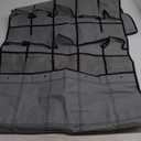Tiblue Over The Door Shoe Organizers 35 Mesh Pockets Hanging Shoe Organizer Shoe Rack For Closet Entryway Bedroom Bathroom Pantry Shoe Holder, Men Sneakers, Women High Heeled Shoes, Flip Flops Black