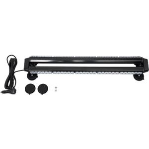 32" Led Emergency Light Bar 66 Bulbs Strobe Amber Security Caution Light Bar for Universal Vehicles Rooftop Equipped with a DC 12V Cigarette Adapter