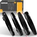 GSPSCN 4Pcs Exterior Black Door Handle Front Rear Driver & Passenger for 2007-2014 Chevy Avalanche Tahoe Silverado Suburban & GMC Sierra Yukon & Cadillac Escalade | OEM# 227387222273872120828258