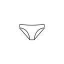 Skim Hipster Panty, Small, Clay Heather