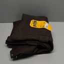 Carhartt Women's Washed Duck Insulated Bib Overall, Dark Brown, Large Short