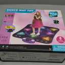 Dance Mat Toys for 3-12 Year Old Girls & Boys, Dance Mats with Light Up 8-Buttons & Wireless Bluetooth, Music Dance Toy with 5 Modes Game, Birthday Xmas Gifts for 3 4 5 6 7 8 9 10+ Year Old Girls Boys