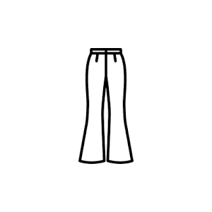 Yellow Flare Pants, S