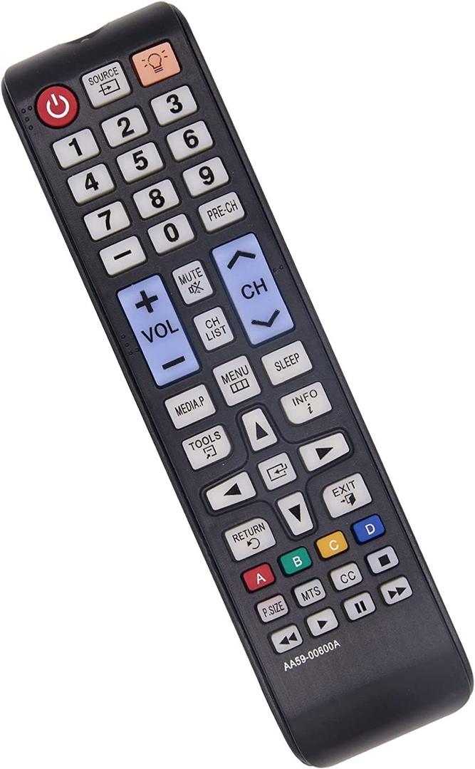 Replacement for Backlit Samsung Remote Control for Smart TV,Compatible Sam Remote Control LCD LED Smart TV Remote,No Setup Required-Fit for Sam Universal Remote