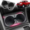 Cup Holder Inserts for 2005-2017 Toyota Tacoma-Durable Car Cup Holder Replacement Accessories for Front Drink Holder-Fits OEM 66991-04012,66992-04012
