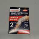 Mighty-X 100% Waterproof Cast Covers for Shower Leg - 2pk - Tight Seal - Reusable Adult Full Leg Cast Protectors - Thigh, Knee, Ankle, Foot - After Surgery Bandage and Dressing Shower Bag - Long Size