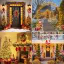 Outdoor String Lights 99FT 300 LED Connectable 8 Modes with Timer Decorative String Lights for Xmas Tree Patio Party Warm White