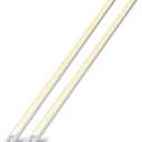 phonar 2-Pack 36 inch Under Cabinet Lighting LED Lamps for Kitchen Closet, LED Counter Light with Plug in Hardwired LED Lighting for Wardrobe(Warm White), 36in - Pack of 2