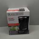 BLACK+DECKER 12-Cup Digital Coffee Maker, Programmable, Washable Basket Filter, Sneak-A-Cup, Auto Brew, Water Window, Keep Hot Plate, Black