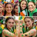 3 x 210Pcs St Patricks Day Tattoos Adult Shamrock Face Stickers 105 Unique Styles of St Patricks Day Temporary Tattoos for Body Women Irish Accessories for Party Decor(clover210)