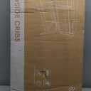 Baby Bassinet Bedside Crib, 3-in-1 Baby Bassinet Bedside Sleeper with Mattress and Soft, Breathable Sheet, Full-Mesh Sides, 6-Height Adjustable, Stable and Secure Crib for Newborns (Wood Grain Legs + Beige Bed)