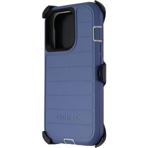 OtterBox DEFENDER SERIES Case & Holster for Apple iPhone 16e, Plastic, Wireless Charging Compatible - Fort Blue