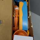 Magnetic Fishing Game Set - 21 Fish and 6 Poles, Rotating Toddler Board Games with Music Switch, Fine Motor Skills Fishing Toys for Kids and Toddlers 3 4 5 6 7 8 and Up (Blue)