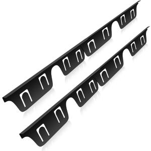 Stove Gap Cover Stainless Steel, 2-Pack Stove Gap Filler, Length 13.8" to 26.5", Width 0.78", Stove, Countertop Gap Filler