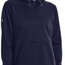 Under Armour Womens Armour Fleece Storm Hoodie - Water-Repellent and Breathable (X-Small, Midnight Navy)