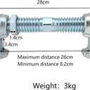 280 MM Shipping Container Bridge Clamps Screw Fittings Connectors, 6 Pack | Galvanized Carbon Steel, Fit for 20 ft & 40 ft Containers, For Sea Harbor Freighter and Rail Standard Container Connect Lock
