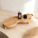 Wood Cloud Tray, Boho Cloud Jewelry Tray for Perfume & Rings, Decorative Wooden Trinket Dish for Dresser, Room Aesthetic Decor, Housewarming Gift