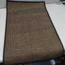 Artoid Mode Washable Non Skid Kitchen Rugs and Mats Doormat, Absorbent Door Mat Rugs for Kitchen Floor Front of Sink Hallway Black 17x29 Inch