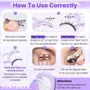 Magnetic Eyelashes with Applicator Natural Look Magnetic Lashes with Applicator Wispy False Lashes with Magnets No Need Glue Reusable Lashes by Lanflower