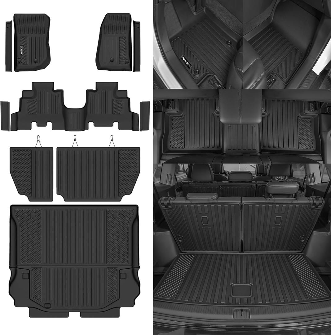 Naibeve Floor Mats for 2014-2017 Jeep Wrangler Unlimited 4 Door