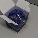 Flying Orb Ball Toy - 2025 Upgraded Magic Flying Orb Toy with LED Light 360Rotating, Boomerang Flying Toys Indoor Outdoor Fun Games, for Boys Girls Adults Kids (Blue)