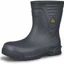 ACE Unisex Slip-Resistant Work Boots - Water-Resistant, Non-Slip Industrial Safety Boots for Men & Women with Soft Toe or Composite Toe - Bullfrog Pro II, 13 Women/11 Men, Black Pro (Ct)