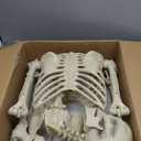 breesky 5.4 ft Halloween Life Size Skeleton, Full Body Realistic Human Bones with Flexible Joints, Skeleton for Halloween Full Size