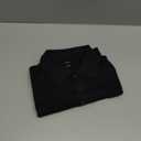 Hanes Mens X-Temp Short Sleeve Polo Shirt, Midweight Men's Shirt (Large, Black)