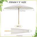 Sadnyy Paper Umbrellas Paper Decorative Chinese Japanese Parasol Umbrella DIY Oiled Painting Umbrellas Crafts for Wedding Bridal Party Decor