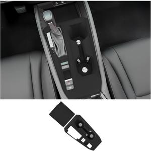 Center Console Silicone Storage Pad with Wireless Charging Pad for Honda Accord 11th Gen 2023 24 2025, Central Protective Cover & Water Cup Holder, Silicone Mat Accessories, 1 PC (Black)