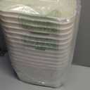 13 Pcs Plastic Storage Bins White Storage Bin Organizer Baskets Small Storage Containers for Pantry Home Kitchen (10 x 7 x 6 Inch)