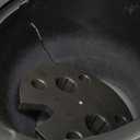 Veradek Mason Series Vega Planter - Round Tall Planter for Indoor or Outdoor Porch/Patio | Made from Plastic-Stone Composite with Drainage Holes | Modern Dcor for, Flowers, Interior Plants (28 inch - 2 Pack, Black)