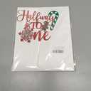 Half Way to One Cake Topper, Winter 1/2 Birthday, 1/2 Way to One, Sweet 6th Months, Snowflake Christmas Theme Half Birthday Party Decorations Red Glitter