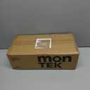 monTEK Monitor Wall Mount for 17-57 up to 59.4 lbs Ultrawide Screens, Single Heavy-Duty Aluminum Gas Spring Monitor Arm with Full Motion Adjustment, VESA 75x75/100x100 Compatible, Black