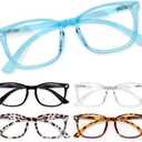CCVOO Reading Glasses for Women/Men, Eyeglasses, Blue Light Readers for Women/Men, Computer Eye Glasses, Cheaters