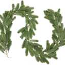 6Ft Christmas Garland, Artificial Pine Garland Holiday Decor for Outdoor or Indoor Home Garden Artificial Green Greenery, or Fireplaces Holiday Party Decorations (Green)