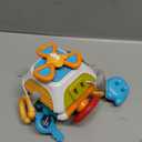 SOCBTNSO 10-in-1 Montessori Busy Board for 1 Year Old - Toddler Toys 1-2 Years with Car Steering Wheel & Keys, Car Travel Toys for Toddlers 1-3, Sensory Activity Cube, Birthday Gifts Baby Boys Girls