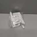 2 x TonGass 4-Pack RV Curtain Holders with Screws (White)  Camper & Motorhome Curtain Clips for Window Drapes, Heavy-Duty Plastic Retainers for RV, Boat, and Trailer Curtains