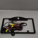 3 in 1 American car License Plate Frame Built-in Backup Camera and Parking Sensor with Water Proof Buzzer Alarm Night Vision Vehicle Safety