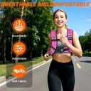 Weighted Vest for Woman Man 25lb Weighted Vest for Walking, Strength Training Weight Vest with Adjustable Buckle Detachable Phone Pouch for Running Workout