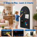 Large 44x37 Inches Magnetic Wall Decal for Kids – Upgraded Strong Adhesive, Thickened Iron Layer, Self-Adhesive Magnetic Chalkboard for Wall, Wallpaper for Home Decor & Kids Playroom