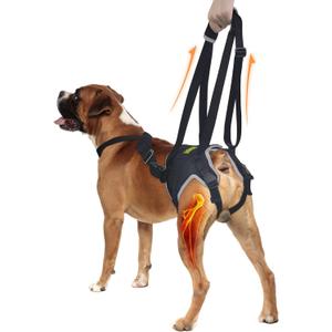 Dog Sling for Medium Dogs, Hind Leg Support Harness for Back Leg Assistance, Helps with Joint Issues and Mobility Support, Assists Walking, Reflective Design, Size Medium