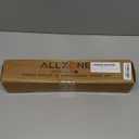 ALLZONE Adjustable Tension Curtain Rod, 42 to 78 Inches, Spring Loaded Curtain Rods No Drilling, Renter Friendly Tension Rod for Windows, Shower, Closet, No Drill, Non-Slip, Black