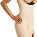 MARENA SFBHS2 Womens Girdle with High Back, No Closures, Short-Length - Post-surgical Shapewear Support (Small, Beige)