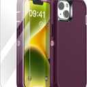 AICase for iPhone 14 Case(6.1") with Glass Screen Protector,Heavy Duty Drop Protection Full Body Rugged Shockproof/Dust Proof Military Protective Tough Durable for iPhone 14 6.1"_11