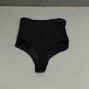 SIMIYA Thong Shapewear Tummy Control for Women High Waist Compression Shapewear Thong Black, S