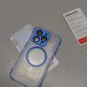 for iPhone 15 Pro Waterproof Case with Magsafe, Screen Protector, Lanyard, IP68 Military Full Body Shockproof, for Water Sports Outdoor Work, Funda para 15 Pro Impermeable, 6.1" Blue