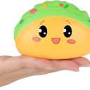 Anboor Squishies Taco Slow Rising Squishys Toy for Kids Soft Mexico Tacos Scented Stress Relief Realistic Food Cute Squeeze Squish Toy