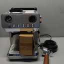 SHARDOR 20 Bar Espresso Machine with Grinder, Expresso Coffee Machines with Professional Steam Wand, 52mm Portafilter, 45 Precise Grind Settings, Stainless Steel All-in-One Coffee Maker for Home Use